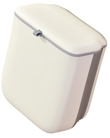 Faltbar Hängende Küchenabfallbehälter Mit Deckel Raumsparender Wandmüll Für Die Theke Unter Waschbecken 3 2 Gallone