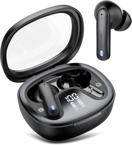 AOSRAU Auricolari wireless, auricolari Bluetooth, cuffie impermeabili