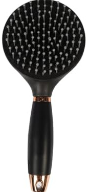 HKM Gel Schweif und Mähnenbürste, Schwarz/Rosegold, One Size