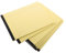 Lurrose 6 Piezas Notas Amarillo de Cuaderno Perforado con Páginas Rayadas para Escritura Ordenada para Notas Oficina y Escuela
