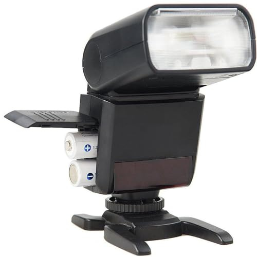 Flash TTL avancé compatible avec Panasonic Lumix G100 (taille compacte) - Portée puissante, zoom et tête pivotante