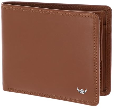 Golden Head Leder Geldbörse Polo RFID Protect Scheintasche 1135 Cognac braun