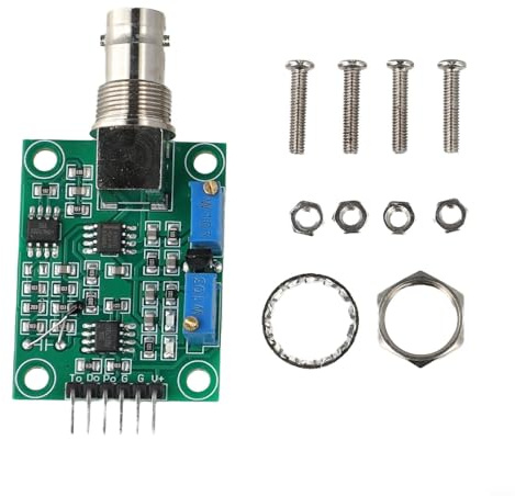 PH-Sensor-Set, für Arduino PH0-14 Werterkennungsmodul mit pH-Elektroden-Sonde, Empfindlichkeitsmessgerät für Wasserqualitätstestlabor (pH-Modul)