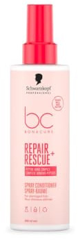 Schwarzkopf Professional Bonacure Repair Rescue Spray Conditioner Leave In Für Strapaziertes Haar Vegan Care Boost Complex Weniger Haarbruch Verbesserte Kämmbarkeit Entwirrend 200 ml