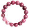 12 mm Turmalin-Perlen, elastisch, Etsy Energy, Schmuck, modisches Armband, 17,8 cm (7 Zoll) (lila)