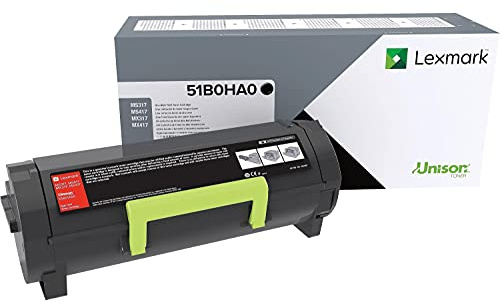 Lexmark 51B0HA0 Rückgabe-Tonerkassette Schwarz mit hoher Kapazität