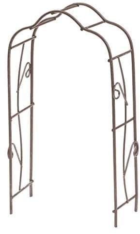 Hobbyfun Arco per rose, circa 15 cm, semicircolare in metallo