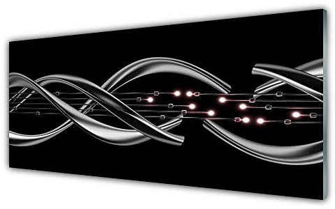 Tulup Glass Print Wall Art 125x50cm Tempered Safety Decorative Glass for Kitchen & Living Room - Abstract Art
