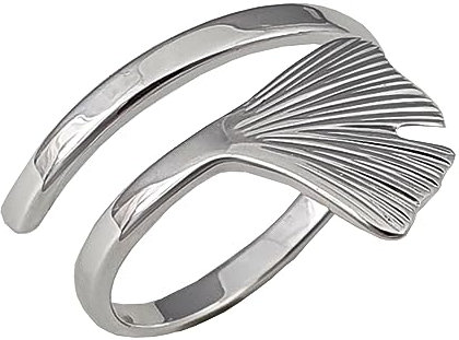 Nicht Zutreffend Ring Ginkoblatt Ginkgo Silber 925 Ginkgoblatt Ginko Damenring Sterlingsilber