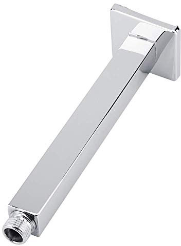 Braccio da Doccia, Quadrato, in Acciaio Inox, Montaggio a Parete, per soffione Doccia, Acciaio Inossidabile, 20 cm/7.87 in
