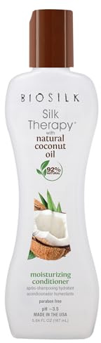 Silk Therapy with Coconut Oil Moisturizing Conditioner by Biosilk for Unisex - 5.64 oz Conditioner