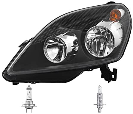EISENFELS Bundle Set 69594121 Scheinwerfer links + Leuchtmittel H1 Classic + H7 Classic kompatibel mit Zafira B A05