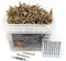 Staplefords Multi Purpose Wood Screws - Boxes of 1000 per Pack - Trade Pack Set of 1000 per Screw Size (Available in 100mm, 70mm, 50mm, 40mm)