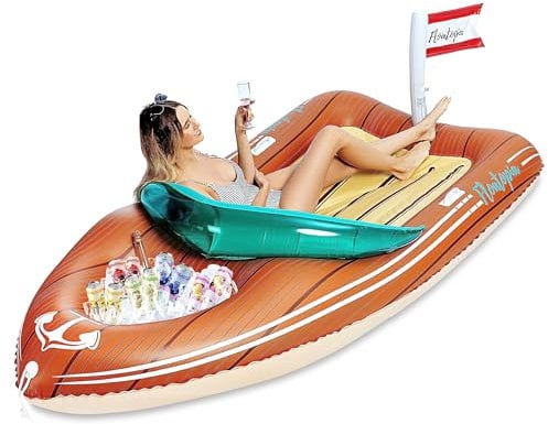 JOYIN Groß Luftmatratze Pool Aufblasbare Pool Floats Aufblasbarer Getränkekühler, Schlauchboot Kinder, Aufblasbare Wasserspielzeug Pool Lounge Dekorationen Spielzeug für Kinder & Erwachsene
