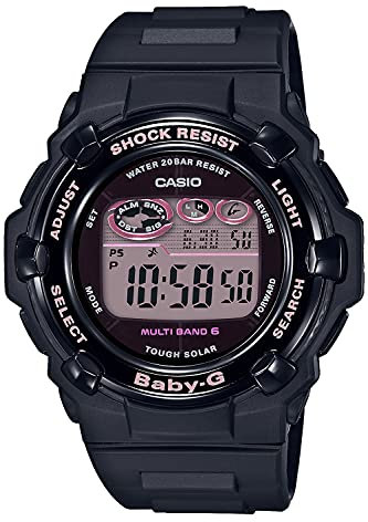 [Casio] Baby-G Montre solaire radio-pilotée pour femme Modèle 2021 BGR-3000UCB-1JF Noir