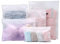 25 Pcs Resealable Ziplock Bags, Plastic Hospital Bags Maternity Essentials, Frosted Ziplock Seal Bag Travel Accessories Space Saver Storage Luggage Organiser Pouch for Home School Trip Hospital