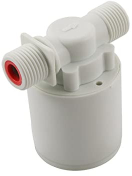 Garden Plumbing Hose Adapter 1/2 Automatic Water Level Control Valve Float Valve Automatic Float Valve Water Level Control Valve Water Tank 1 Piece (Color : White)