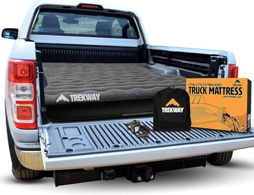 Offroading Gear LKW-Bett-Luftmatratze | 1,7 m bis 1,8 m LKW-Box | Trekway | F150 | Ram 1500 | Silverado | Tundra | Titan | verwandelt sich in ein Doppelbett | aufblasbar