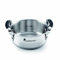 MasterPro Smart | Küchentopf 12 cm | Mit dreifacher Schicht aus Edelstahl und geschmiedetem Aluminium | Mit ergonomischen Griffen | Küchentopf | Für alle Küchenarten