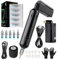 STIGMA Wireless Tattoo Maschine Set Rotary Komplettset mit 50Pcs Patronen Nadeln Power Supply Batterie für Anfänger und Künstler (Schwarz)