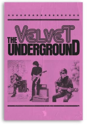 TSALF Bilder Wohnzimmer Modern Kein Rahmen Das Velvet Underground-Filmplakat 60x90cm