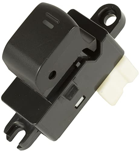 Taros Trade Interruptor de elevalunas Derecho, Delantero, Pulsador, ON-OFF, Negro