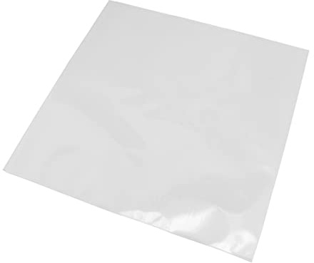 Cabilock 50 Pezzi Protezione per Dischi in Vinile Sacchetti Piatti Senza Sigillo Copertura Trasparente in Custodia per Dischi in Vinile Contenitore