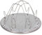 Camping Toaster Für Kocher,4 Scheiben Tablett Brot Toaster für Familien Outdoor Gasherd Kocher Picknick Faltbares, Edelstahl-Camping-Toaster-Halter Für Grillparty, Picknick Im Freien