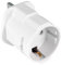 OcioDual Adaptador Enchufe UK, Adaptador Enchufe UK a Europeo, Enchufe Tipo G, UK to EU Plug Adapter, Convertidor de 2-Pin Europa a 3-Pin Inglaterra con Seguridad para Niños, Blanco