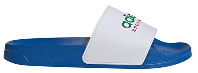 adidas Unisex ADILETTE SHOWER SLIDES, BRIGROYAL/CloudWHITE/TEAMGREEN, 5 UK