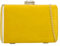 UShopUK Pochette rigida in finta pelle scamosciata, da sposa, ballo di fine anno, matrimonio, festa, borsa a mano, giallo senape., medium