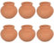 BESPORTBLE Small Terracotta Plant Pots: 1.52x1.52 inch Tiny Plant Pots Mini Succulent Planter Small Clay Flowerpots for Decorative Dollhouse Home Office Bedroom Bathroom Shelf 6Pcs