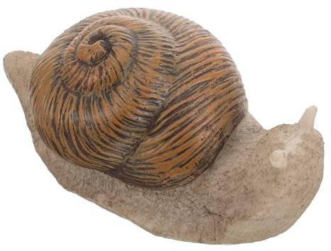 Sosoport camoing Animal-Design Key Box keycase Schlüsselhalter für den Gartentresor Schneckengartenstatuen Ersatzteil Schlüsselkasten Blumentopf Kleinkind Skulptur Harz