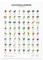 Saisonkalender Obst & Gemüse, Poster, Plakat, Küchen Deko, wall decor (Farbe, A4 (21 x 29,7 cm))