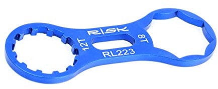 Mountain Bike Front Fork Shoulder Cover Wrench Cap Removal Installation Wrench Bicycle Bottom Bracket Wrench Crankset Crank Repair Kit Set Bottom Bracket Spanner Riding Practical Bike Wrench Set Bike