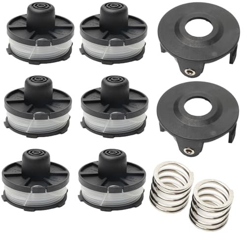 Ersatzfadenspule,Rasentrimmer Fadenspule,Rasentrimmer Spule,195858-1/196146-9 Tap&Go Ersatfadenspule, Kompatibel mit Makita Akkusense 18V DUR181/RF/Z,DUR141