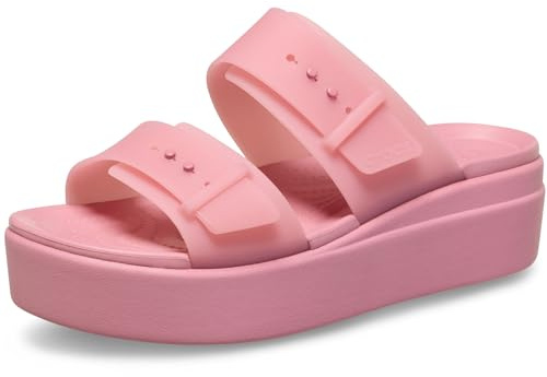 Crocs Brooklyn Buckle Zeppe basse da donna, Rosetta., 7