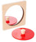 Montessori Baby Spiegel Peekaboo Puzzle - Jumbo Knopf Baby Puzzles für Easy Grasp, Form Sortierer für Babys 6-12 Monate