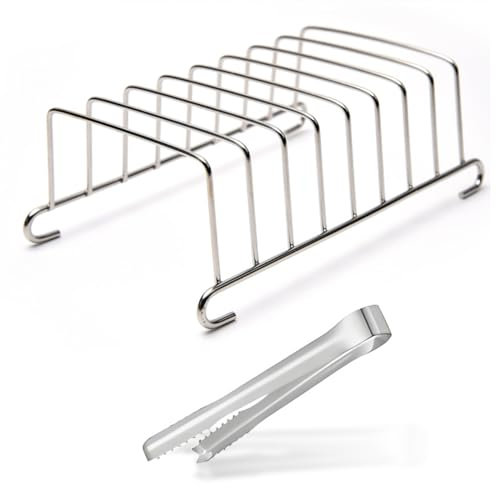 1 Griglia Per Toast, 1 Pinza Per Pane Magnetica, Griglia Per Toast Per Friggitrice Ad Aria, Griglia Per Toast, Griglia Per Toast In Acciaio Inossidabile