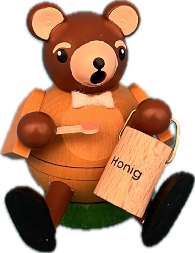 Richard Glaesser Räuchermännchen Bär aus Seiffen im Erzgebirge, 26721