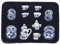 PAMENET 1/12th Dining Ware China Ceramic Tea Set Dolls House Miniatures Blue Flower