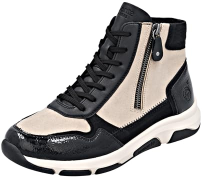 Remonte D1S70-02 Damen Schnürstiefelette Textil/Synthetik schwarz