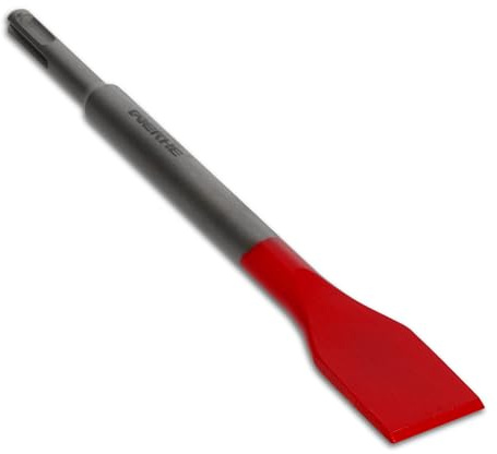WERHE SDS Plus Flachmeißel 30 x 250 mm aus 60SiMn-Stahl für Beton, Fliesen | Für Ziegel, Putz und Mörtel, kompatibel mit Bohr- und Abbruchhämmern, 250 g, ideal für Bad und Küche, verschleißfest