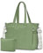 oscaurt Cord Tasche Tote Bag Umhängetasche Shopper Tasche Damen Schultertasche Handtasche Damen mit verstellbarem Crossbody-Band für Arbeit Studium Freizeit Reisen