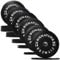 Fitvids Olympic Bumper Plates Set, 2 Weight Plates for Strength Training & Weightlifting, 370LB Complete Weight Set (10Lb to 55LB), Multiple Packages
