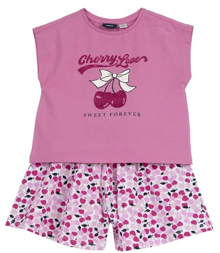 Chicco, Mädchen‑Set mit T‑Shirt und Shorts, Kinderbekleidung, Designed in Italy