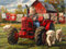 Puzzle 120 Teile,Puzzles Für Erwachsene,Herausforderndes Rätsel,Pädagogisches Spiel Puzzlespiele für Die Ganze Familie,Dekoration Geschenke - Bauernhof Traktor Junge