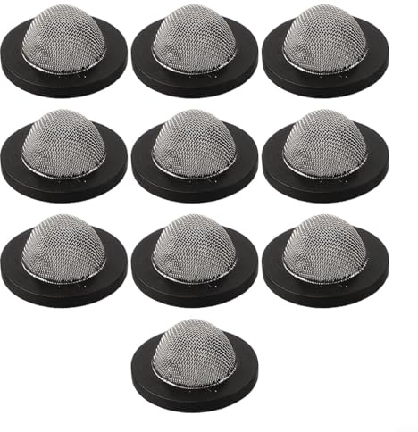 Shower Head Gasket Seals with Mesh Filter, Thermostatic Mixer Valve Replacement Washers, Bathroom Faucet Connection Accessories(10pcs)