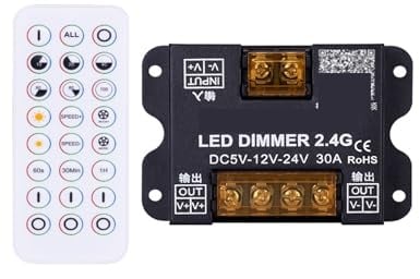 Modulo dimmer sincrono a bassa tensione 12V24V con striscia luminosa da 2,4G, controllo remoto della regolazione della luminosità, artefatto di controllo