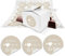 Logbuch-Verlag 24 kleine Gastgeschenke Hochzeit Schön dass Du da bist Aufkleber MIT Schachteln weiß beige 8 x 6,5 x 5 cm